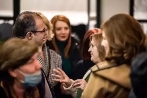 Ο υποψήφιος βουλευτής Πιερίας Κωνσταντίνος Κουτρούπας συναντήθηκε με γυναίκες της Δ.Ε. Δίου