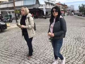 Πορεία στη μνήμη των θυμάτων των Τεμπών στη Λεπτοκαρυά