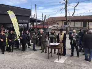 Πορεία στη μνήμη των θυμάτων των Τεμπών στη Λεπτοκαρυά