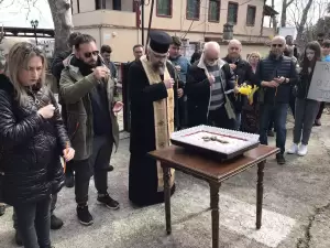 Πορεία στη μνήμη των θυμάτων των Τεμπών στη Λεπτοκαρυά