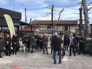 Πορεία στη μνήμη των θυμάτων των Τεμπών στη Λεπτοκαρυά