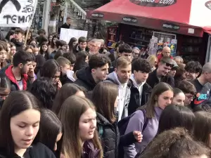 Σε εξέλιξη η πορεία διαμαρτυρίας στο Λιτόχωρο Πιερίας