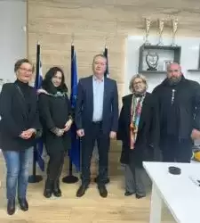 Η  ομάδα 31 μαθητών της Γ΄ τάξης  του 6ου Γυμνασίου Κατερίνης