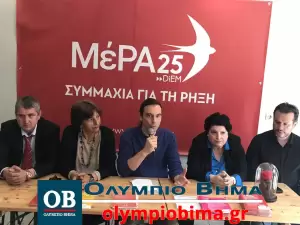 Κατερίνη: Πολιτική εκδήλωση του ΜΕΡΑ25 – Παρουσίαση των υποψήφιων βουλευτών (εικόνες & βίντεο)