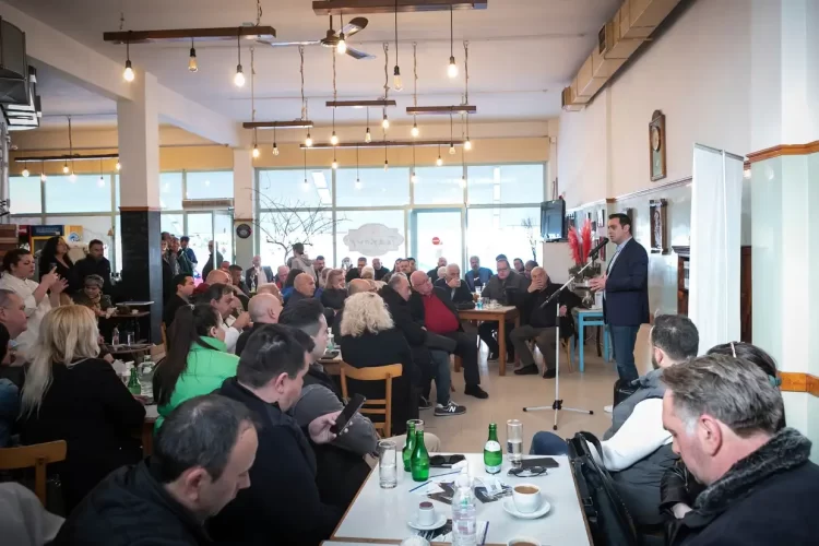 Προεκλογική συνάντηση Σπύρου Κουλκουδίνα στην περιοχή Υδραγωγείου