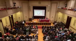 Ο Σεβασμιώτατος Μητροπολίτης Κίτρους Κ. Γεώργιος σε Βιβλιοπαρουσίαση