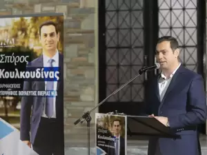 Σπύρος Κουλκουδίνας: Μεγαλειώδης ανοικτή συγκέντρωση του υποψήφιου βουλευτή της Ν.Δ. στην κεντρική πλατεία  του Κολινδρού