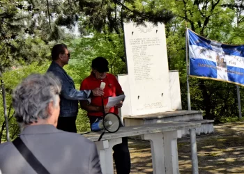 Τιμήθηκαν οι μαχητές του ΕΛΑΣ που έπεσαν στη μάχη κατά του ναζισμού στα «Τάχνιστα» (18 4 1943)