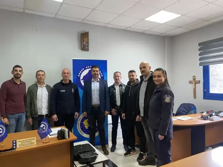 Ο Ζαρώτης Διονύσης συναντήθηκε Με το Δ.Σ. της Ένωσης Αστυνομικών Πιερίας