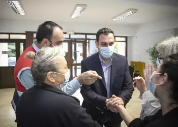 Ιδιαίτερη αναφορά σε όλες του τις ομιλίες κάνει ο Σπύρος Κουλκουδινας υποψήφιος βουλευτής Πιερίας της Ν.Δ. στα θέματα υγείας. 