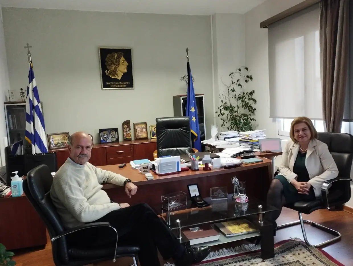Η ανάδειξη των ζητημάτων της Βόρειας Πιερίας στη συνάντηση της Μαρίας Μίχου με το δήμαρχο Πύδνας Κολινδρού