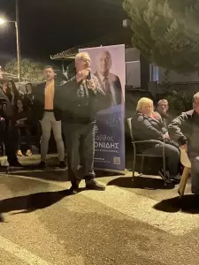 Εντυπωσιακή συγκέντρωση Σάββα Χιονίδη στον Άγιο Σπυρίδωνα Εντυπωσιακή συγκέντρωση Σάββα Χιονίδη στον Άγιο Σπυρίδωνα