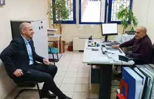 Επισκέψεις Φώντα Μπαραλιάκου σε Δασαρχείο, ΟΑΕΔ και Σύλλογο Καρκινοπαθών