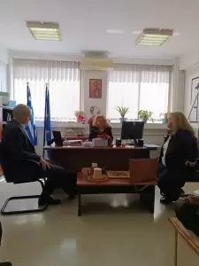 Επίσκεψη Φώντα Μπαραλιάκου στις Διευθύνσεις Πρωτοβάθμιας και Δευτεροβάθμιας Εκπαίδευσης 