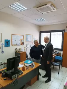 Επίσκεψη Φώντα Μπαραλιάκου στις Διευθύνσεις Πρωτοβάθμιας και Δευτεροβάθμιας Εκπαίδευσης 