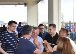 Γιάννης Ντούμος: «Με νέες συνεργασίες μπορούμε να ενισχύσουμε τον αθλητικό τουρισμό στον τόπο μας» Γιάννης Ντούμος: «Με νέες συνεργασίες μπορούμε να ενισχύσουμε τον αθλητικό τουρισμό στον τόπο μας»