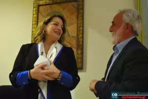 Κατερίνη: Η Πρόεδρος του ΕΟΤ Άντζελα Γκερέκου συνάντησε τους φορείς του τουρισμού