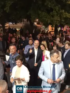 Κατερίνη: Η κεντρική προεκλογική εκδήλωση της Νέας Δημοκρατίας στην κεντρική Πλατεία