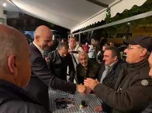 Κοσμοσυρροή στις ομιλίες Μπαραλιάκου σε Άγιο Σπυρίδωνα και Καρίτσα