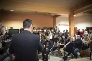 Ομιλία του υποψ.Βουλευτή Πιερίας Σπύρου Κουλκουδίνα σε Ράχη και Λόφο Ομιλία του υποψ.Βουλευτή Πιερίας Σπύρου Κουλκουδίνα σε Ράχη και Λόφο