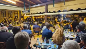 Ομιλία του υποψήφιου Βουλευτή της Ν.Δ. Σπύρου Κουλκουδίνα σε μεγάλη συγκέντρωση κατοίκων