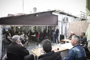 Σπύρος Κουλκουδίνας: Εξαιρετική η υποδοχή σε Μακρύγιαλο, Μεθώνη Αγαθούπολη και Π.Ελευθεροχώρι Ομιλίες σε Μακρύγιαλο, Μεθώνη Αγαθούπολη και Π.Ελευθεροχώρ