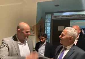 Ο Σάκης Γκούνας στο Λιτόχωρο: Στο Αστυνομικό Τμήμα και σε εκδήλωση του ΣΥΡΙΖΑ ΠΣ