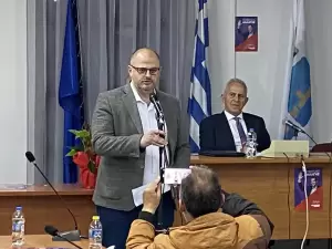 Ο Σάκης Γκούνας στο Λιτόχωρο: Στο Αστυνομικό Τμήμα και σε εκδήλωση του ΣΥΡΙΖΑ ΠΣ