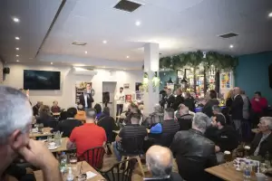 Ο Σπύρος Κουλκουδίνας σε κοινότητες της Πιερίας Γανόχωρα, Περίσταση, Καλλιθέα