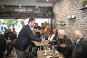 Ο Σπύρος Κουλκουδίνας σε κοινότητες της Πιερίας Γανόχωρα, Περίσταση, Καλλιθέα