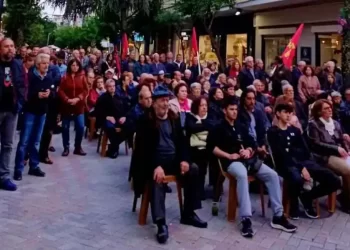 Συγκέντρωση του ΚΚΕ στην Κατερίνη: Δίνουμε τη μάχη μέχρι την τελευταία στιγμή για πολύ πιο ισχυρό ΚΚΕ