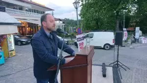 η Συγκέντρωση του ΚΚΕ στο Λιτόχωρο