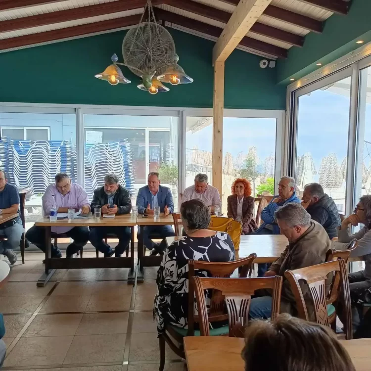 Σύλλογου Ενοικιαζόμενων Δωματίων & Διαμερισμάτων Παραλίας – Συνάντηση με τον Δήμαρχο Κατερίνης