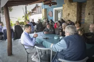 Συνέχεια επισκέψεων του υποψήφιου Βουλευτή της Ν.Δ. Σπύρου Κουλκουδίνα σε κοινότητες της Πιερίας