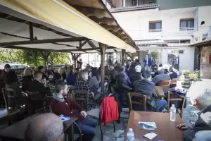 Συνέχεια επισκέψεων του υποψήφιου Βουλευτή της Ν.Δ. Σπύρου Κουλκουδίνα σε κοινότητες της Πιερίας