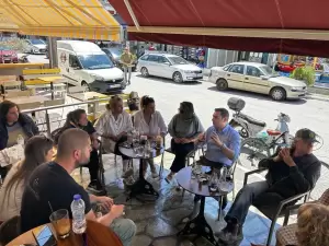 Συνεχίζει τις επισκέψεις του σε κάθε γωνιά της Πιερίας ο Σπύρος Κουλκουδίνας. Συνεχίζει τις επισκέψεις του σε κάθε γωνιά της Πιερίας ο Σπύρος Κουλκουδίνας.