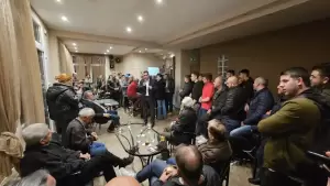 Θερμή υποδοχή για Σπύρο Κουλκουδίνα σε Βρύα, Ελατοχώρι και Ρητίνη!