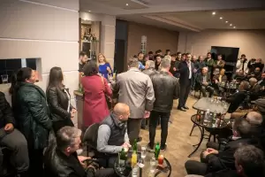 Θερμή υποδοχή για Σπύρο Κουλκουδίνα σε Βρύα, Ελατοχώρι και Ρητίνη!