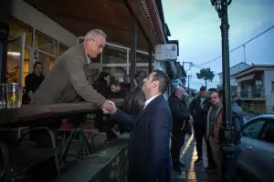 Θερμή υποδοχή για Σπύρο Κουλκουδίνα σε Βρύα, Ελατοχώρι και Ρητίνη!