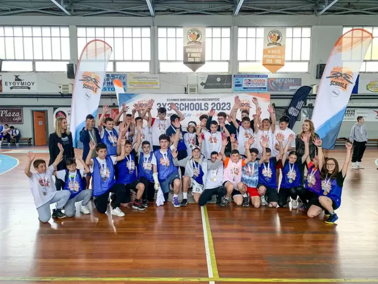 3×3 Schools Powered By ΔΕΗ – 2.500 μαθητές από 120 σχολεία σε όλη την Ελλάδα έπαιξαν 3×3