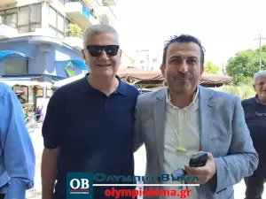Live από την Κατερίνη η επίσκεψη του Προέδρου του ΠΑΣΟΚ – ΚΙΝΑΛ, Νίκου Ανδρουλάκη