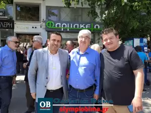 Live από την Κατερίνη η επίσκεψη του Προέδρου του ΠΑΣΟΚ – ΚΙΝΑΛ, Νίκου Ανδρουλάκη