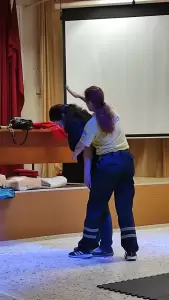 Διασωστική Ομάδα Πιερίας: Παρουσίαση Α Βοηθειών στους εκπαιδευτικούς του Γυμνασίου Κονταριώτισσας