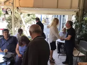 Κλιμάκιο της Νέας Δημοκρατίας στον Κορινό Κατερίνης (εικόνες) Επίσκεψη στον Κορινό Κατερίνης των υποψηφίων Βουλευτών Ημαθίας Βεσυρόπουλου και Βασιλειάδη (Φωτορεπορτάζ)