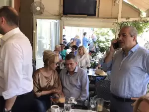 Κλιμάκιο της Νέας Δημοκρατίας στον Κορινό Κατερίνης (εικόνες) Επίσκεψη στον Κορινό Κατερίνης των υποψηφίων Βουλευτών Ημαθίας Βεσυρόπουλου και Βασιλειάδη (Φωτορεπορτάζ)