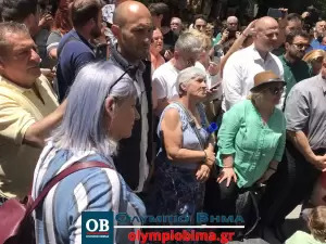 Κατερίνη: Η ομιλία του Αλέξη Τσίπρα από τον πεζόδρομο της πόλης (βίντεο & εικόνες)