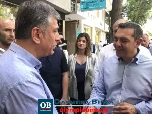 Κατερίνη: Η ομιλία του Αλέξη Τσίπρα από τον πεζόδρομο της πόλης (βίντεο & εικόνες)