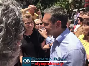Κατερίνη: Η ομιλία του Αλέξη Τσίπρα από τον πεζόδρομο της πόλης (βίντεο & εικόνες)