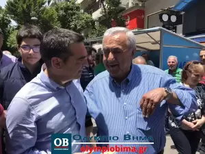 Κατερίνη: Η ομιλία του Αλέξη Τσίπρα από τον πεζόδρομο της πόλης (βίντεο & εικόνες)