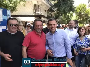 Κατερίνη: Η ομιλία του Αλέξη Τσίπρα από τον πεζόδρομο της πόλης (βίντεο & εικόνες)